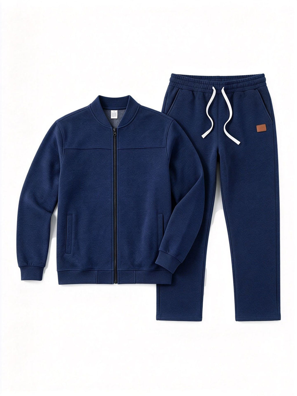 Men's Fleece Lined Thickened Casual Sports Tracksuit
